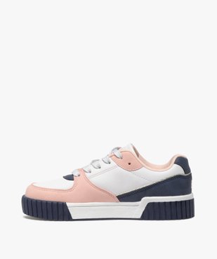 Baskets fille multicolores à lacets brillants – Camps United vue3 - CAMPS UNITED - GEMO