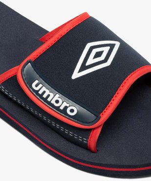 Mules de piscine garçon bicolores à scratch - Umbro vue6 - UMBRO - GEMO