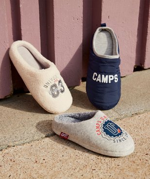 Chaussons garçon en velours doublés sherpa - Camps United vue6 - CAMPS UNITED - GEMO