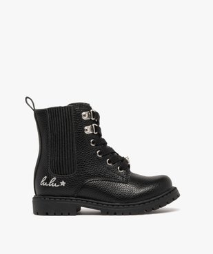 Boots fille unies Chelsea à semelle crantée - LuluCastagnette du 25 au 30 vue1 - LULU CASTAGNETT - GEMO