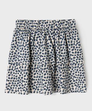 Jupe en maille à volant et taille élastique fille vue4 - GEMO (ENFANT) - GEMO