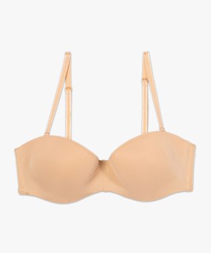 Soutien-gorge bandeau en microfibre avec bretelles muti-positions vue5 - GEMO(HOMWR FEM) - GEMO