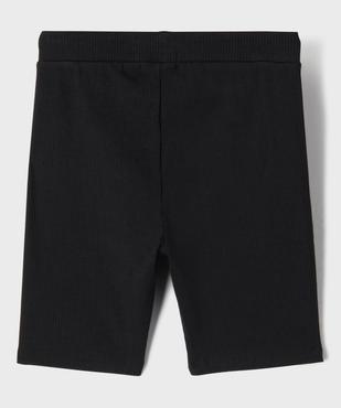 Cycliste en maille côtelée extensible fille vue3 - GEMO 4G FILLE - GEMO