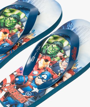 Tongs garçon avec semelle imprimée Marvel Avengers vue3 - AVENGERS - GEMO