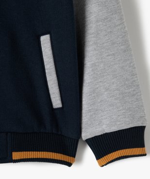 Sweat garçon façon teddy fermeture pressions vue3 - GEMO (ENFANT) - GEMO