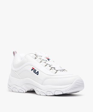Baskets Dad shoes* femme à lacets et passants métallisés - Fila Strada Low vue2 - FILA - Nikesneakers