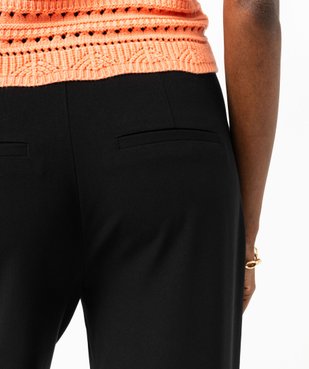 Pantalon fluide coupe large taille haute femme vue2 - GEMO(FEMME PAP) - GEMO