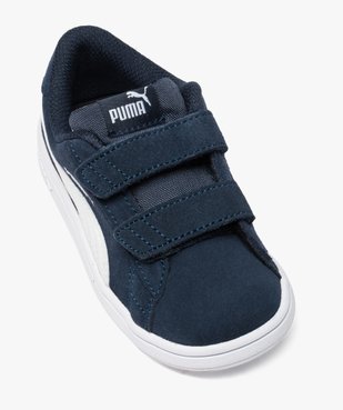 Basket bébé dessus cuir suédé à scratchs - Puma vue5 - PUMA - GEMO