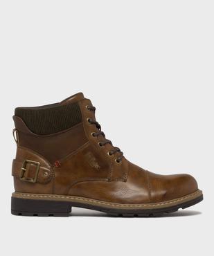 Boots à lacets avec col textile homme - Lee Cooper vue8 - LEE COOPER - GEMO