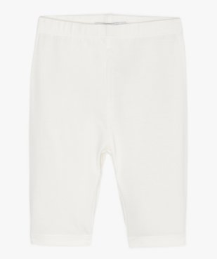 Legging bébé fille court en coton stretch vue1 - GEMO (ENFANT) - GEMO