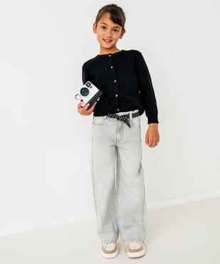 Gilet à col rond fille vue6 - GEMO (ENFANT) - GEMO