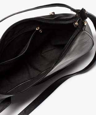 Sac femme forme arrondie avec surpiqûre sur l’avant vue3 - GEMO (ACCESS) - GEMO