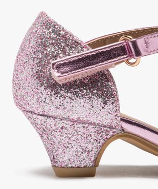 Babies pailletées à petit talon fille vue6 - GEMO (ENFANT) - GEMO