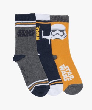 Chaussettes garçon à motifs (lot de 3) – Star Wars vue1 - STAR WARS - GEMO