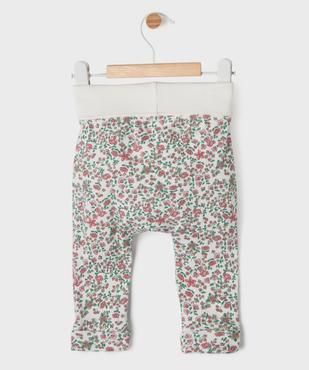 Pantalon en maille évolutif bébé fille vue5 - GEMO 4G BEBE - GEMO