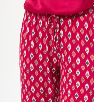 Pantalon de pyjama femme à motifs vue2 - GEMO(HOMWR FEM) - GEMO