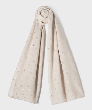 Foulard à motifs pailletés femme vue1 - GEMO (ACCESS) - GEMO