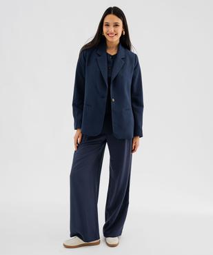 Veste de costume en viscose femme vue4 - GEMO 4G FEMME - GEMO