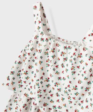 Robe courte à bretelles effet 2-en-1 fille vue2 - GEMO 4G FILLE - GEMO