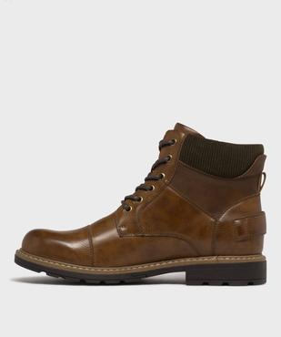 Boots à lacets avec col textile homme - Lee Cooper vue10 - LEE COOPER - GEMO