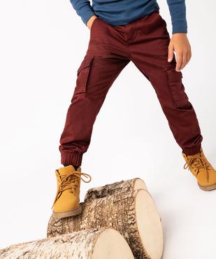 Pantalon cargo style jogger garçon vue1 - GEMO 4G GARCON - GEMO