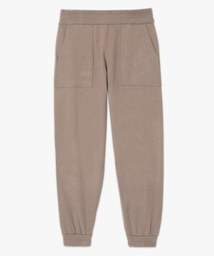 Pantalon femme en maille resserré aux chevilles vue4 - GEMO(FEMME PAP) - GEMO