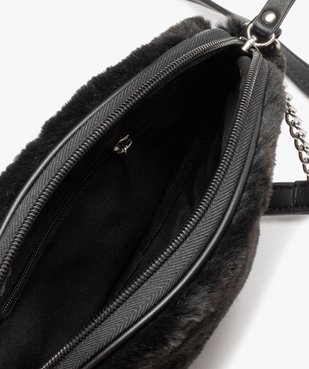 Sac femme ovale en maille peluche vue3 - GEMO (ACCESS) - GEMO