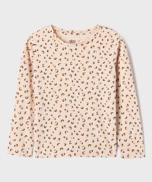 Tee-shirt manches longues imprimé fille vue2 - GEMO 4G FILLE - GEMO