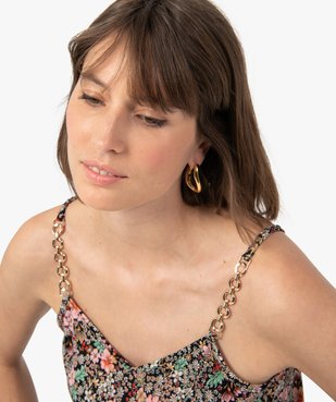 Débardeur femme à bretelles chaines vue3 - GEMO(FEMME PAP) - GEMO
