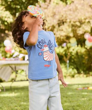 Tee-shirt manches courtes avec motif estival bébé garçon vue1 - GEMO 4G BEBE - GEMO