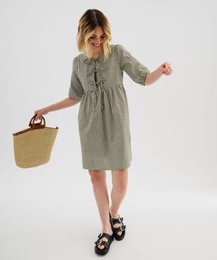 Robe courte femme vue1 - GEMO(FEMME PAP) - GEMO