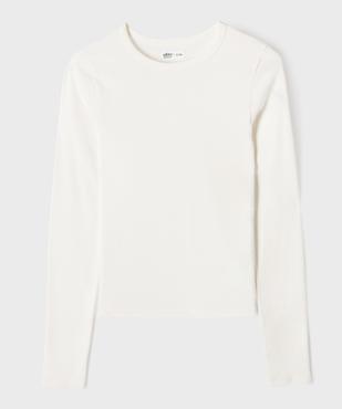 Tee-shirt col rond uni fille vue1 - GEMO 4G FILLE - GEMO