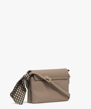 Sac à rabat avec bandoulière et noeud fantaisie femme vue2 - GEMO (ACCESS) - GEMO
