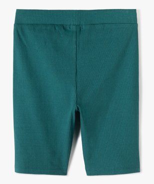 Legging fille court en maille côtelée à large ceinture élastiquée vue3 - GEMO (JUNIOR) - GEMO