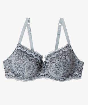 Soutien-gorge grande taille à armatures et coques fines  vue4 - GEMO(HOMWR FEM) - GEMO
