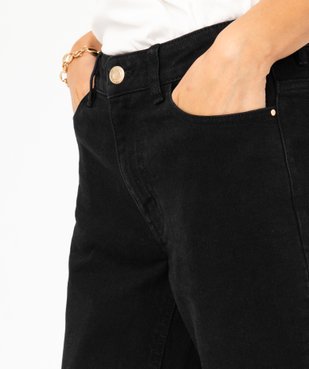 Jean Mom taille haute femme vue2 - GEMO 4G FEMME - GEMO
