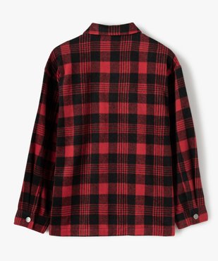Veste fille façon chemise à carreaux vue5 - GEMO (JUNIOR) - GEMO