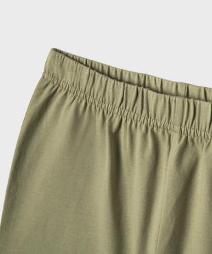 Pyjashort en coton bicolore garçon vue3 - GEMO 4G GARCON - GEMO