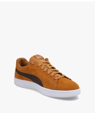 Baskets homme dessus cuir bicolore – Puma Smash vue2 - PUMA - GEMO