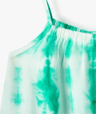 Robe fille à fines bretelles et imprimé tie-and-dye vue2 - GEMO (ENFANT) - GEMO