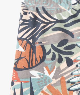 Legging fille coton stretch imprimé feuillage vue2 - GEMO (ENFANT) - GEMO