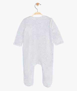 Pyjama bébé en velours motif renard vue3 - GEMO(BEBE DEBT) - GEMO