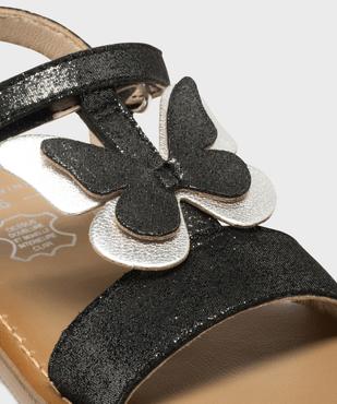 Sandales en cuir irisé avec motif papillon fille - Lovely Wings vue6 - LOVELY WINGS GEMO FOR GOOD - GEMO
