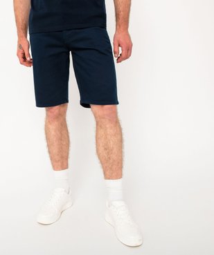 Bermuda coupe chino en coton stretch homme vue1 - GEMO (HOMME) - GEMO