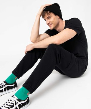 Pantalon de jogging homme molletonné vue1 - GEMO (HOMME) - GEMO