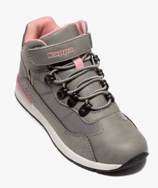 Baskets fille mid-cut à lacets et scratch – Kappa Kensington vue5 - KAPPA - GEMO