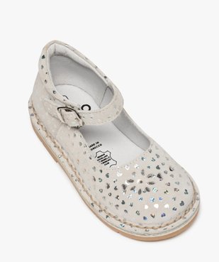 Babies fille en cuir imprimé de cœurs métallisés vue5 - GEMO (ENFANT) - GEMO