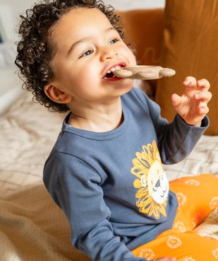 Pyjama 2 pièces en coton à motif lions bébé vue8 - GEMO 4G BEBE - GEMO