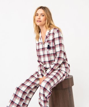 Pyjama à carreaux femme - LuluCastagnette vue5 - LULUCASTAGNETTE - GEMO