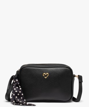 Sac femme rectangulaire uni avec foulard satiné vue1 - GEMO (ACCESS) - GEMO